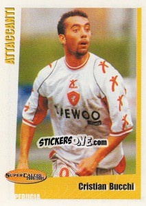 Sticker Cristian Bucchi - SuperCalcio 2000-2001 n. 187 - Panini