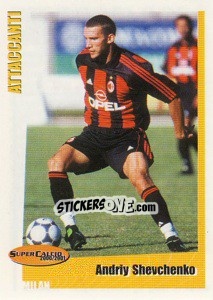 Figurina Andriy Shevchenko - SuperCalcio 2000-2001 - Panini