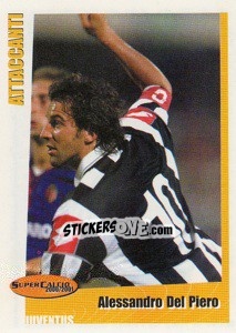 Sticker Alessandro Del Piero - SuperCalcio 2000-2001 n. 200 - Panini