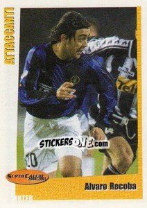 Sticker Alvaro Recoba - SuperCalcio 2000-2001 n. 207 - Panini