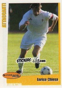 Sticker Enrico Chiesa - SuperCalcio 2000-2001 n. 212 - Panini