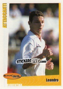 Sticker Leandro - SuperCalcio 2000-2001 n. 214 - Panini