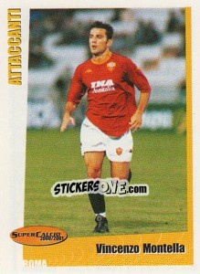 Figurina Vincenzo Montella - SuperCalcio 2000-2001 - Panini