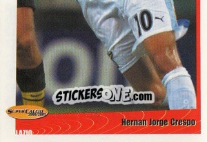 Sticker Hernan Jorge Crespo - SuperCalcio 2000-2001 - Panini