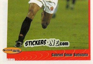 Sticker Gabriel Omar Batistuta - SuperCalcio 2000-2001 n. 221 - Panini