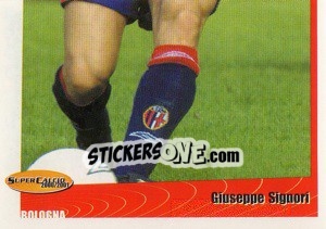 Sticker Giuseppe Signori - SuperCalcio 2000-2001 n. 225 - Panini