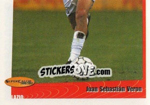 Sticker Juan Sebastián Veron - SuperCalcio 2000-2001 n. 230 - Panini
