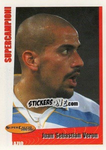 Sticker Juan Sebastián Veron - SuperCalcio 2000-2001 n. 231 - Panini