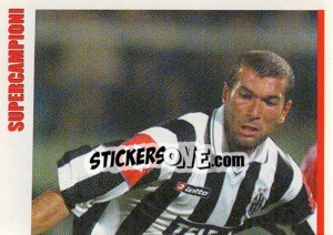 Sticker Zinedine Zidane - SuperCalcio 2000-2001 n. 235 - Panini