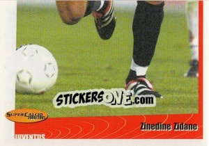 Sticker Zinedine Zidane - SuperCalcio 2000-2001 n. 237 - Panini