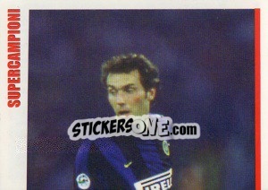 Sticker Laurent Blanc - SuperCalcio 2000-2001 - Panini