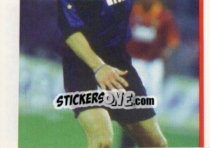 Sticker Laurent Blanc - SuperCalcio 2000-2001 n. 254 - Panini