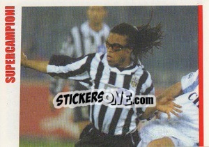 Sticker Edgar Davids - SuperCalcio 2000-2001 n. 256 - Panini