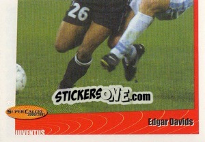 Sticker Edgar Davids - SuperCalcio 2000-2001 n. 257 - Panini
