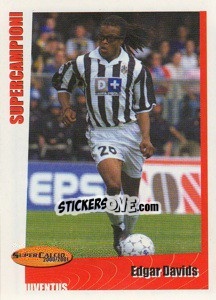 Sticker Edgar Davids - SuperCalcio 2000-2001 n. 258 - Panini
