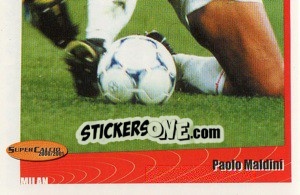Sticker Paolo Maldini - SuperCalcio 2000-2001 n. 264 - Panini