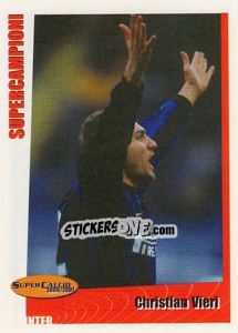 Sticker Christian Vieri - SuperCalcio 2000-2001 n. 267 - Panini