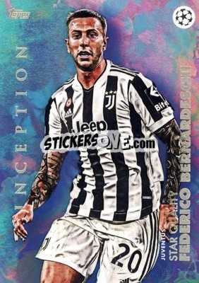 Sticker Federico Bernardeschi - Inception UEFA Club Competitions 2021-2022
 n. 61 - Topps