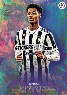 Sticker Koni De Winter - Inception UEFA Club Competitions 2021-2022
 n. 7 - Topps