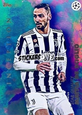 Sticker Mattia De Sciglio - Inception UEFA Club Competitions 2021-2022
 n. 84 - Topps