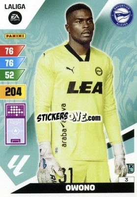 Sticker Owono - LaLiga 2023-2024. Adrenalyn XL
 - Panini