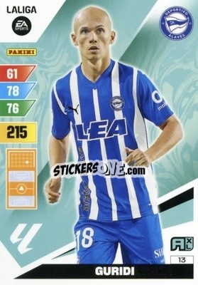 Sticker Guridi - LaLiga 2023-2024. Adrenalyn XL
 n. 13 - Panini