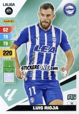 Sticker Luis Rioja - LaLiga 2023-2024. Adrenalyn XL
 - Panini