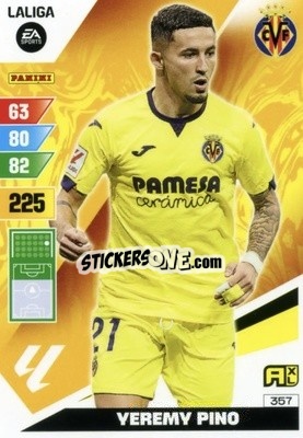 Sticker Yeremy Pino - LaLiga 2023-2024. Adrenalyn XL
 n. 357 - Panini