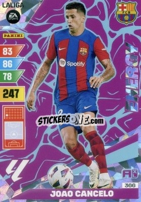 Sticker João Cancelo - LaLiga 2023-2024. Adrenalyn XL
 n. 366 - Panini