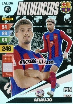 Sticker Araújo - LaLiga 2023-2024. Adrenalyn XL
 - Panini