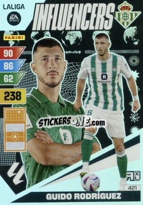 Sticker Guido Rodríguez - LaLiga 2023-2024. Adrenalyn XL
 n. 421 - Panini