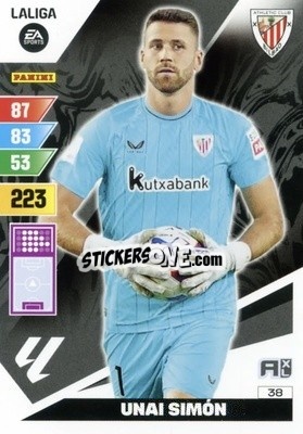 Sticker Unai Simón - LaLiga 2023-2024. Adrenalyn XL
 n. 38 - Panini