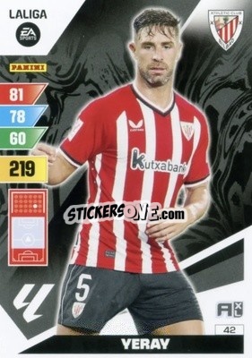 Cromo Yeray - LaLiga 2023-2024. Adrenalyn XL
 - Panini