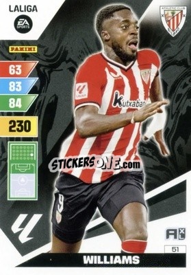 Figurina Williams - LaLiga 2023-2024. Adrenalyn XL
 - Panini