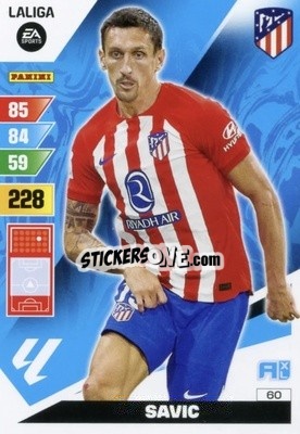 Sticker Savic - LaLiga 2023-2024. Adrenalyn XL
 n. 60 - Panini