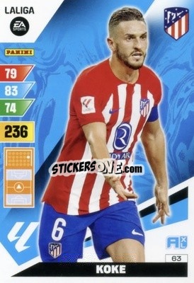 Sticker Koke - LaLiga 2023-2024. Adrenalyn XL
 n. 63 - Panini