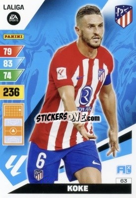 Cromo Koke - LaLiga 2023-2024. Adrenalyn XL
 - Panini