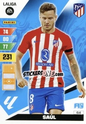 Figurina Saúl - LaLiga 2023-2024. Adrenalyn XL
 - Panini