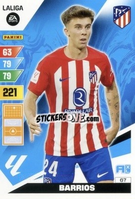 Sticker Barrios - LaLiga 2023-2024. Adrenalyn XL
 - Panini