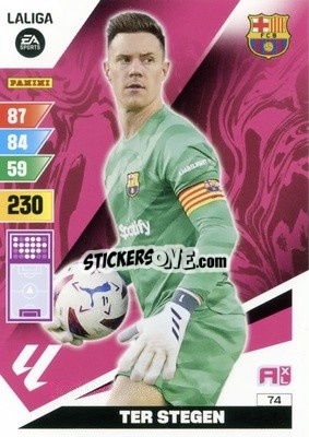 Cromo ter Stegen - LaLiga 2023-2024. Adrenalyn XL
 n. 74 - Panini