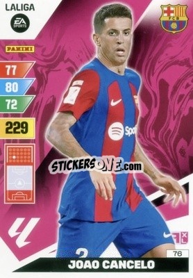 Sticker João Cancelo - LaLiga 2023-2024. Adrenalyn XL
 n. 76 - Panini