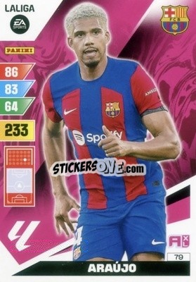 Sticker Araújo - LaLiga 2023-2024. Adrenalyn XL
 n. 79 - Panini