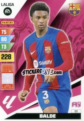 Sticker Balde - LaLiga 2023-2024. Adrenalyn XL
 n. 81 - Panini