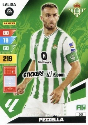 Sticker Pezzella - LaLiga 2023-2024. Adrenalyn XL
 n. 95 - Panini