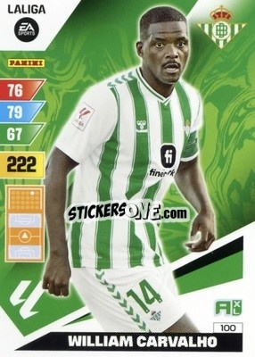 Sticker William Carvalho - LaLiga 2023-2024. Adrenalyn XL
 n. 100 - Panini