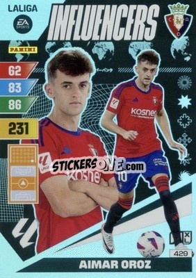 Sticker Aimar Oroz - LaLiga 2023-2024. Adrenalyn XL
 - Panini