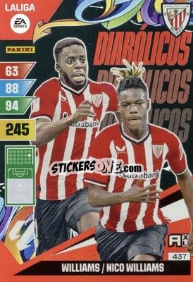 Figurina Williams / Nico Williams - LaLiga 2023-2024. Adrenalyn XL
 - Panini