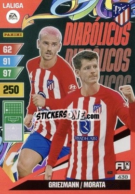 Figurina Griezmann / Morata - LaLiga 2023-2024. Adrenalyn XL
 - Panini