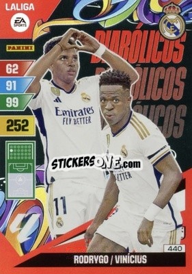 Sticker Rodrygo / Vivícius - LaLiga 2023-2024. Adrenalyn XL
 n. 440 - Panini