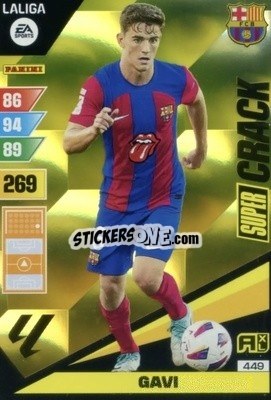 Sticker Gavi - LaLiga 2023-2024. Adrenalyn XL
 n. 449 - Panini